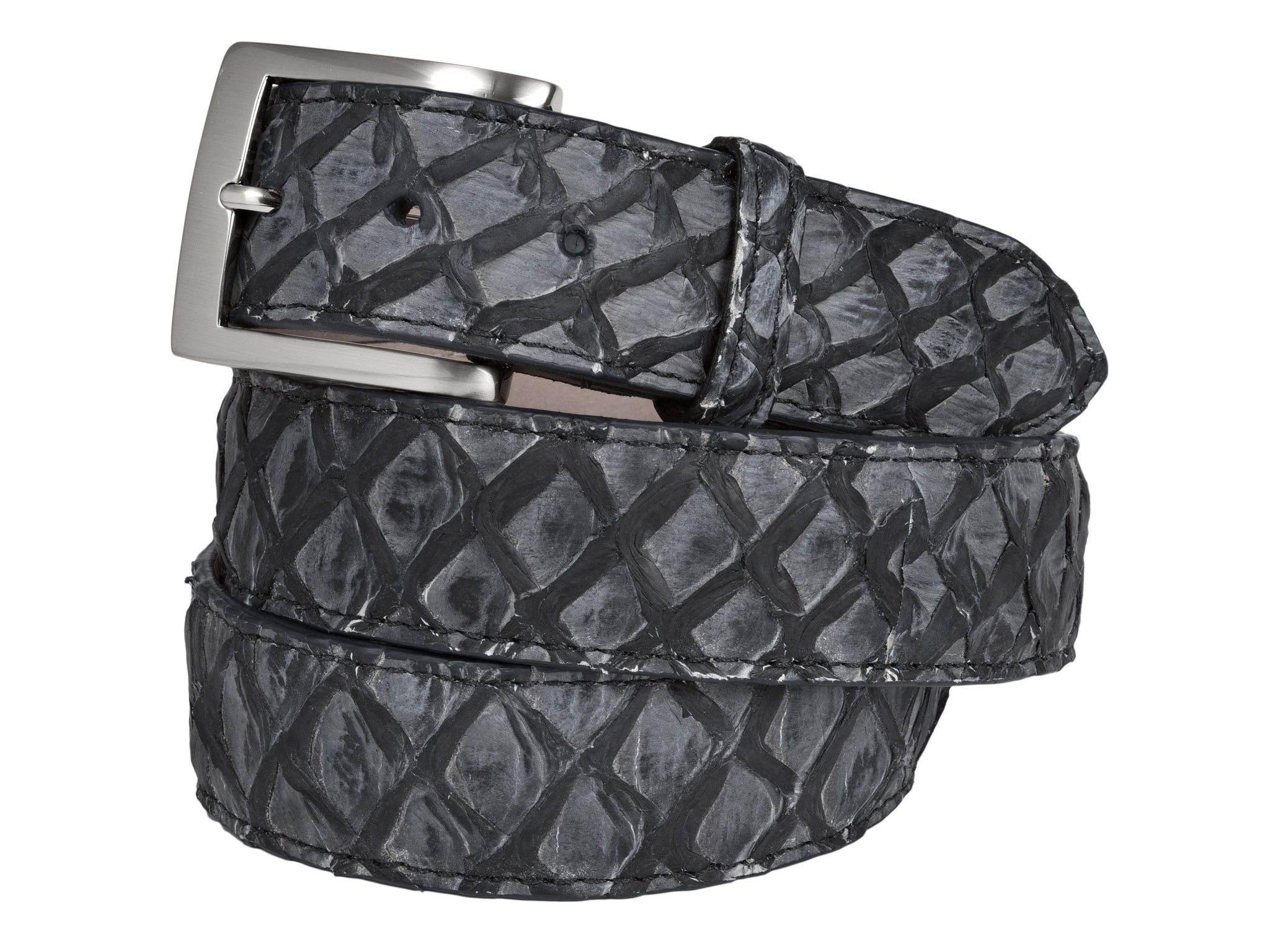 Printed Pirarucu Belt