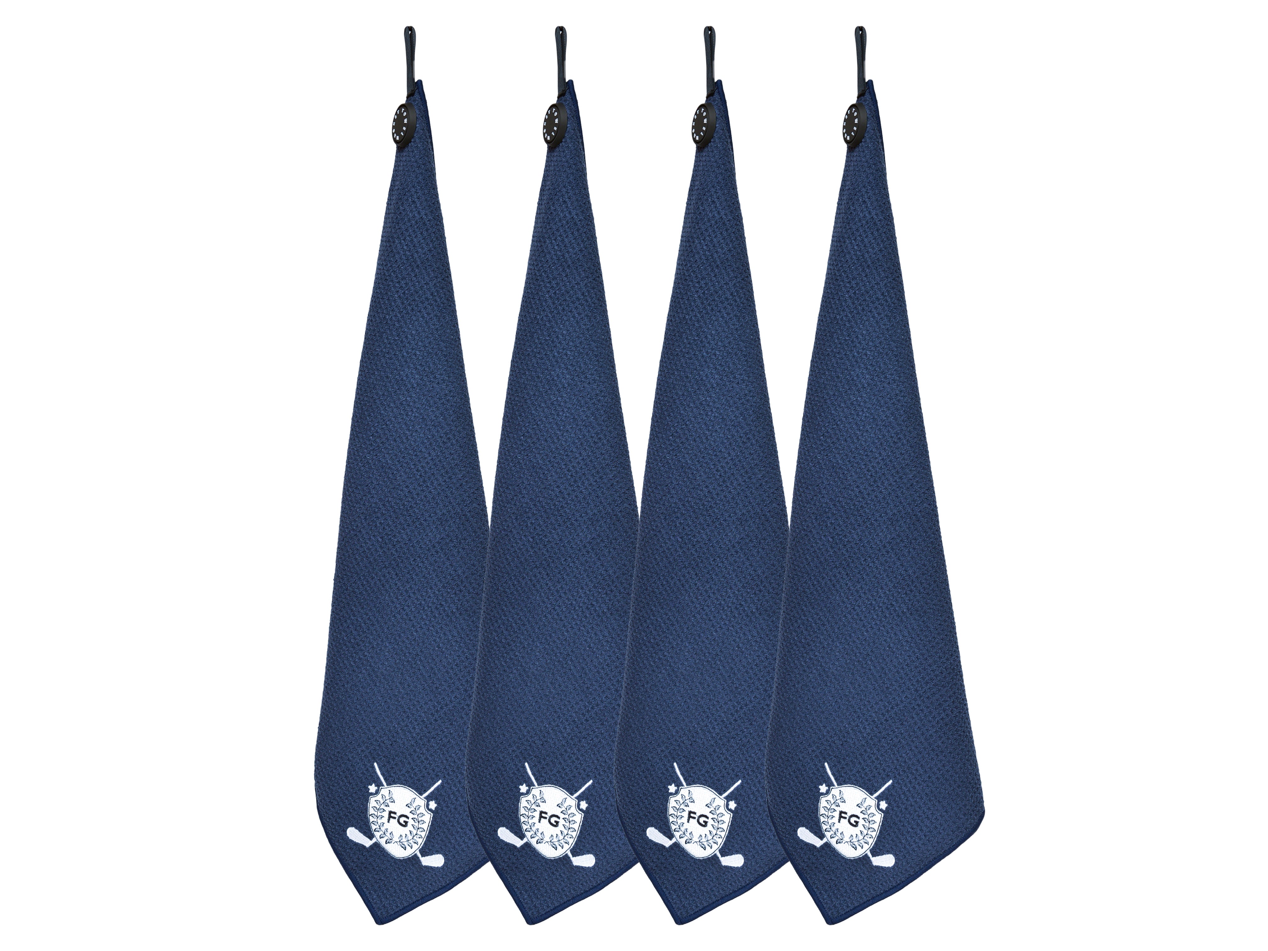 Fresco Golf Magnetic Towel Navy 4-Pack