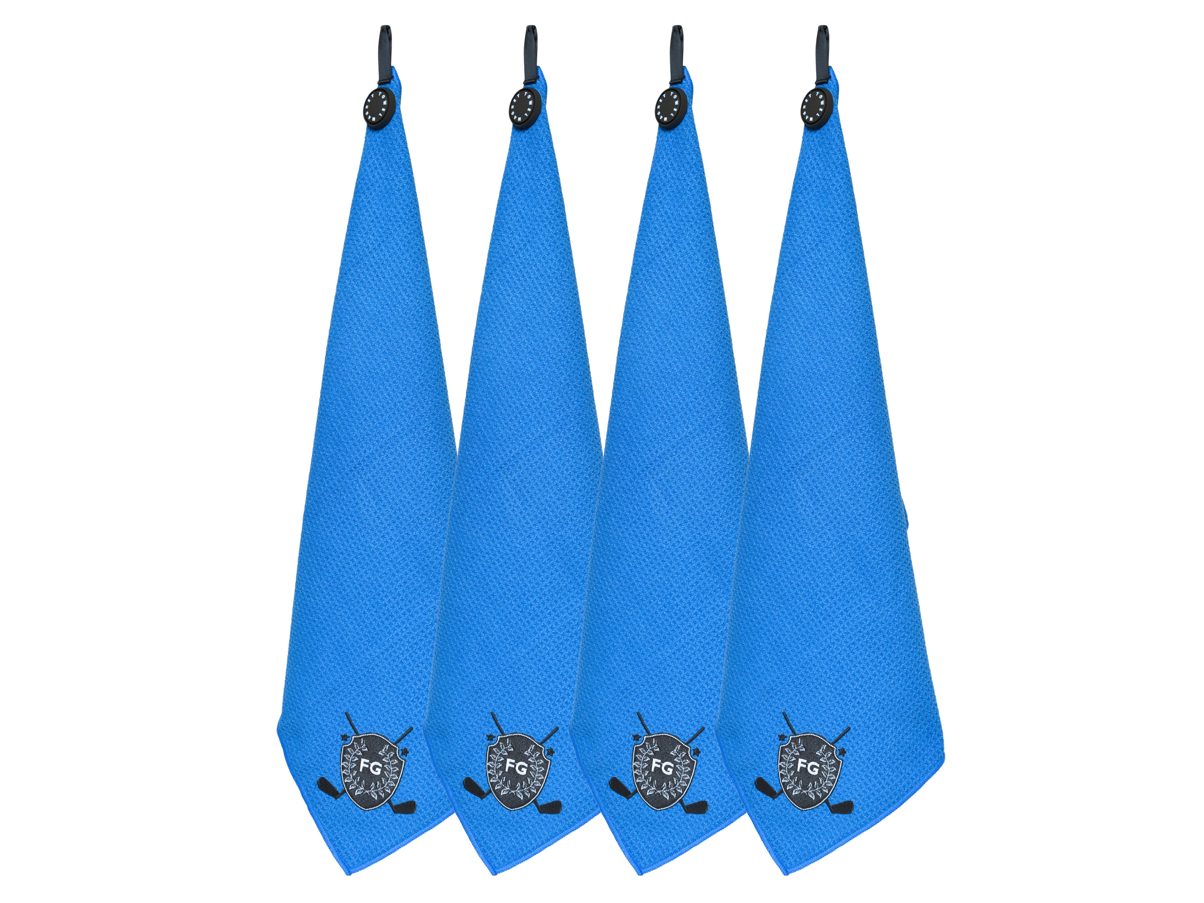 Fresco Golf Magnetic Towel Cobalt 4-Pack