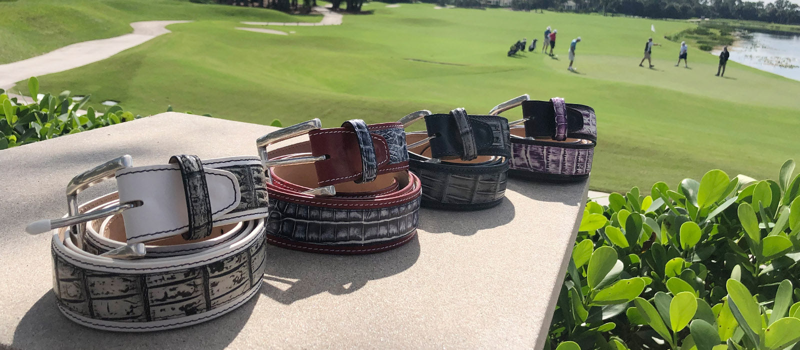 We only select the finest exotic skins and leathers