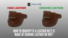 How To Identify If A Leather Belt Is Made Of Genuine Leather Or Not?