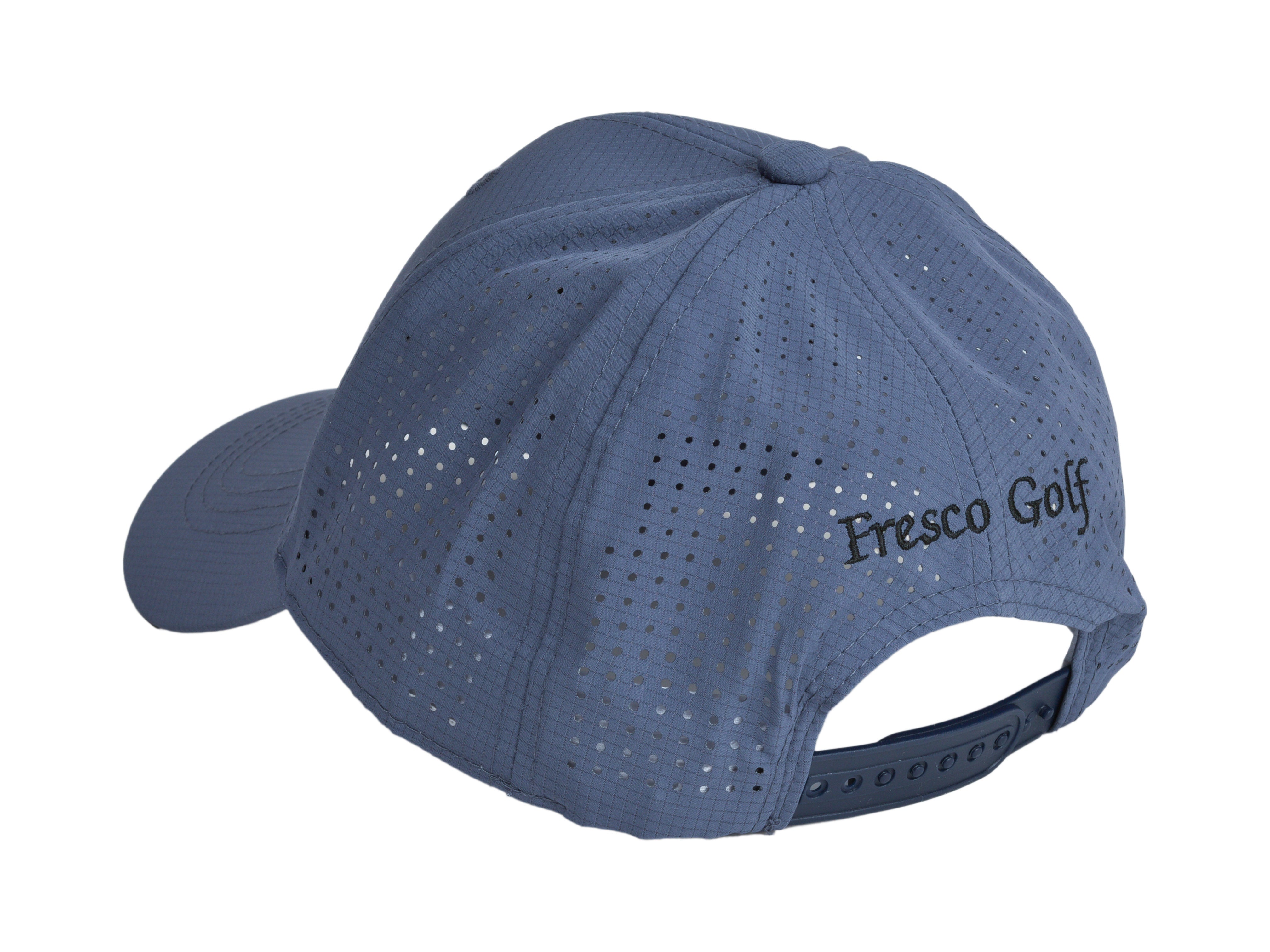 Fresco Golf Mesh Snapback Hat Denim Blue