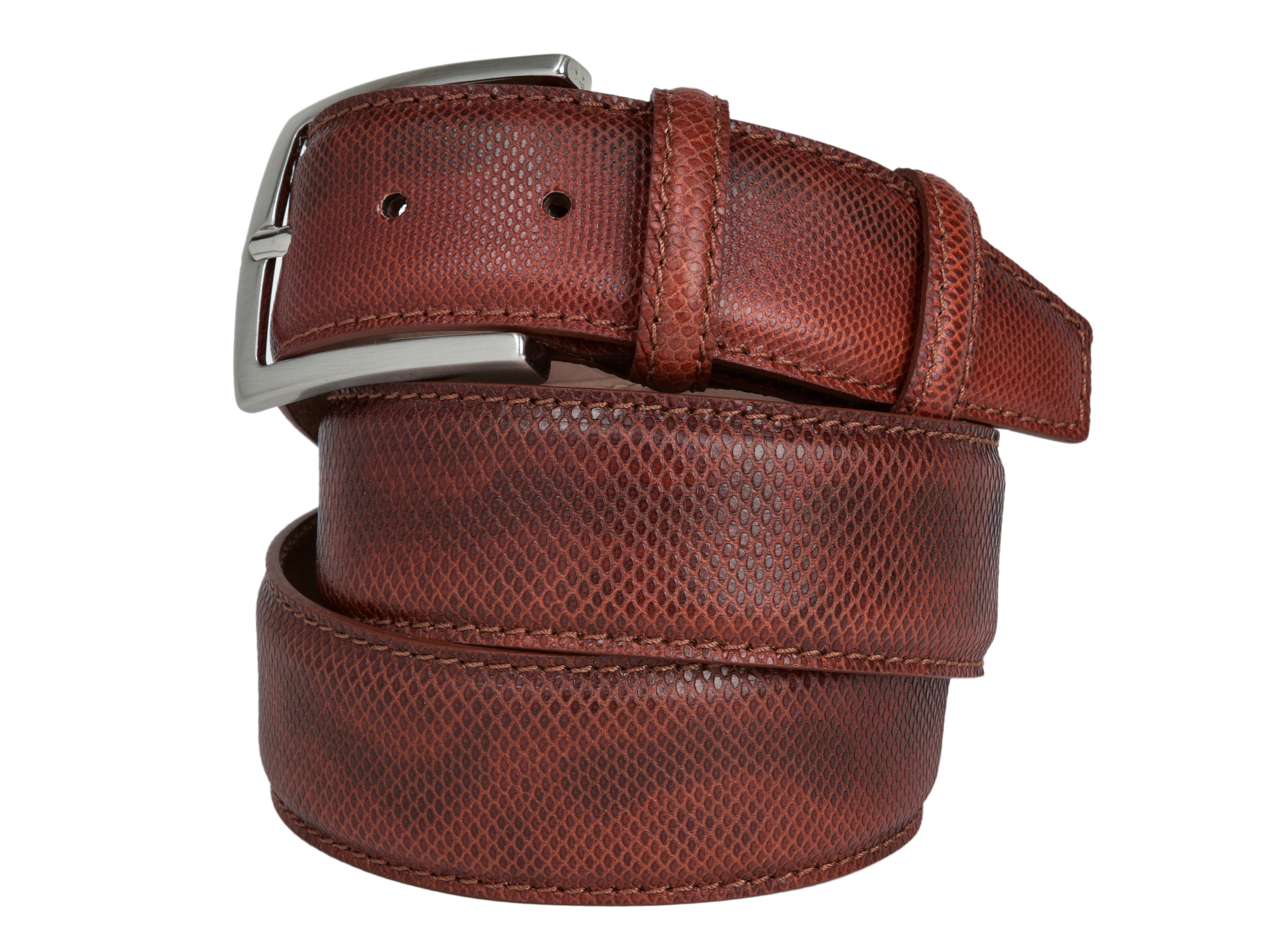 Limited Edition Python Skin Belt Cognac 40 / 30mm (1.25) Limited Edition Python Skin Belt Cognac 40 / 30mm (1.25)