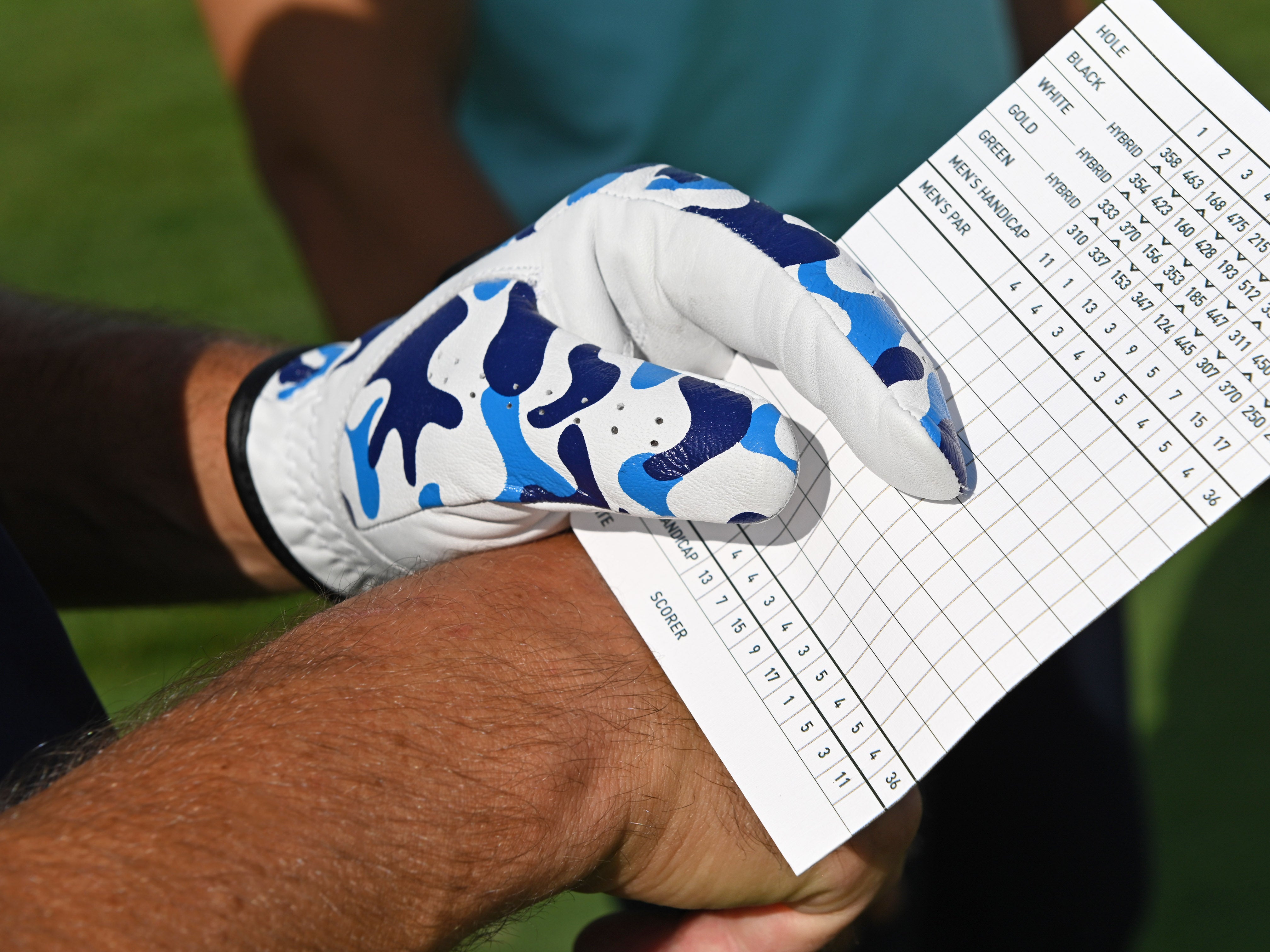 Fresco Golf Glove Blue Camo