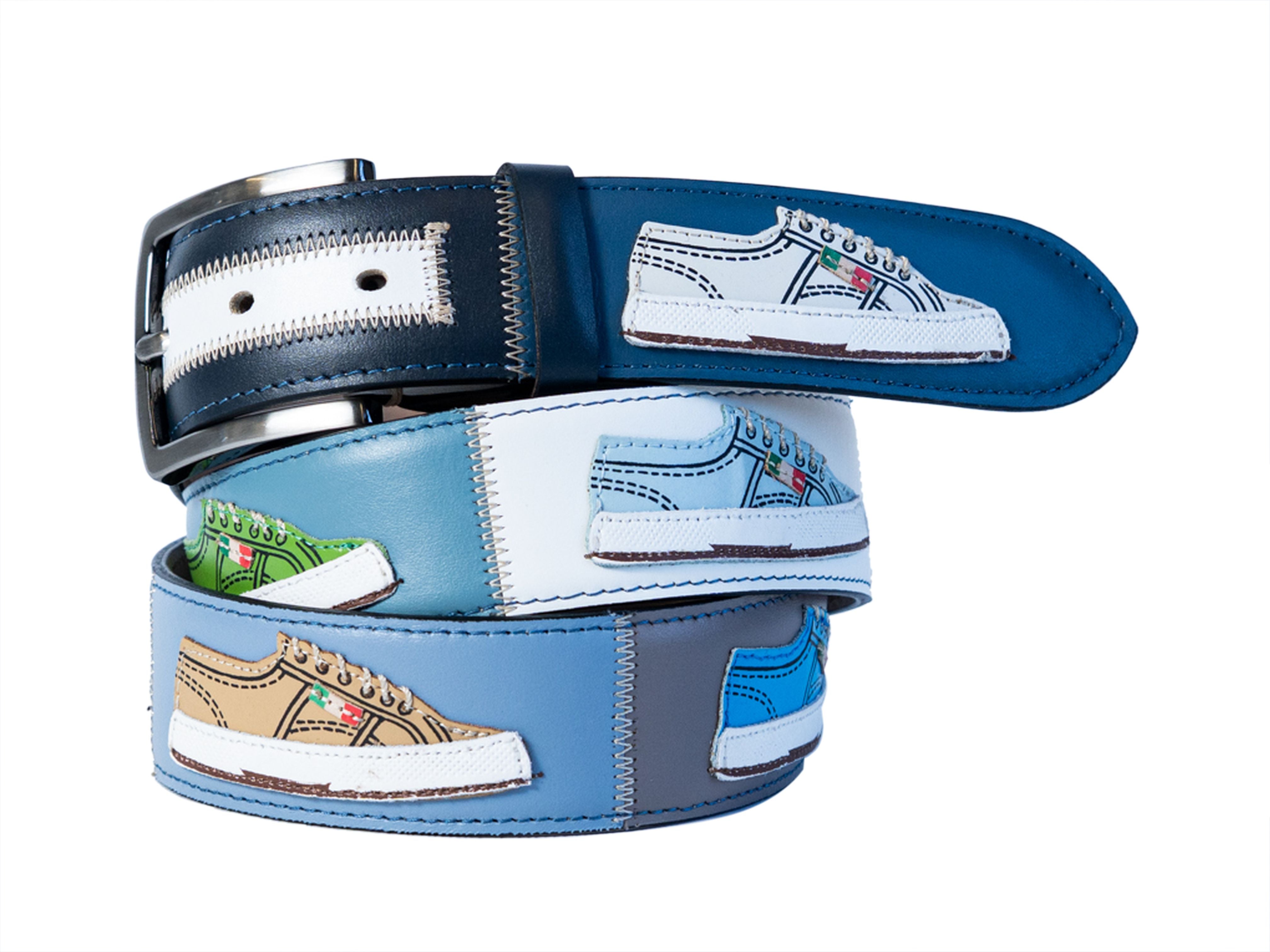 Limited Edition Calf Skin Artistic Belt Sneaker Lifestyle