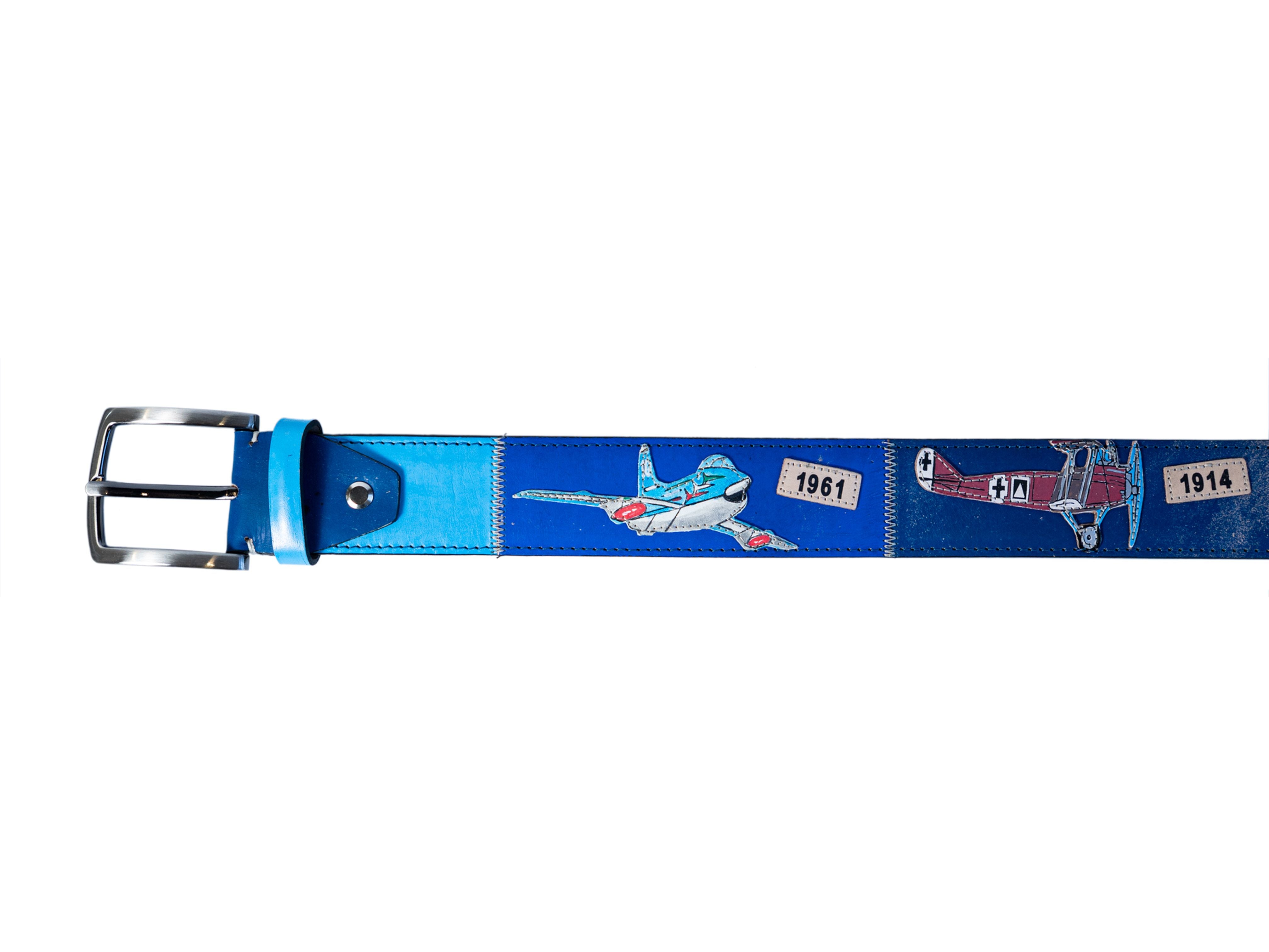 Limited Edition Calf Skin Artistic Belt Aviation