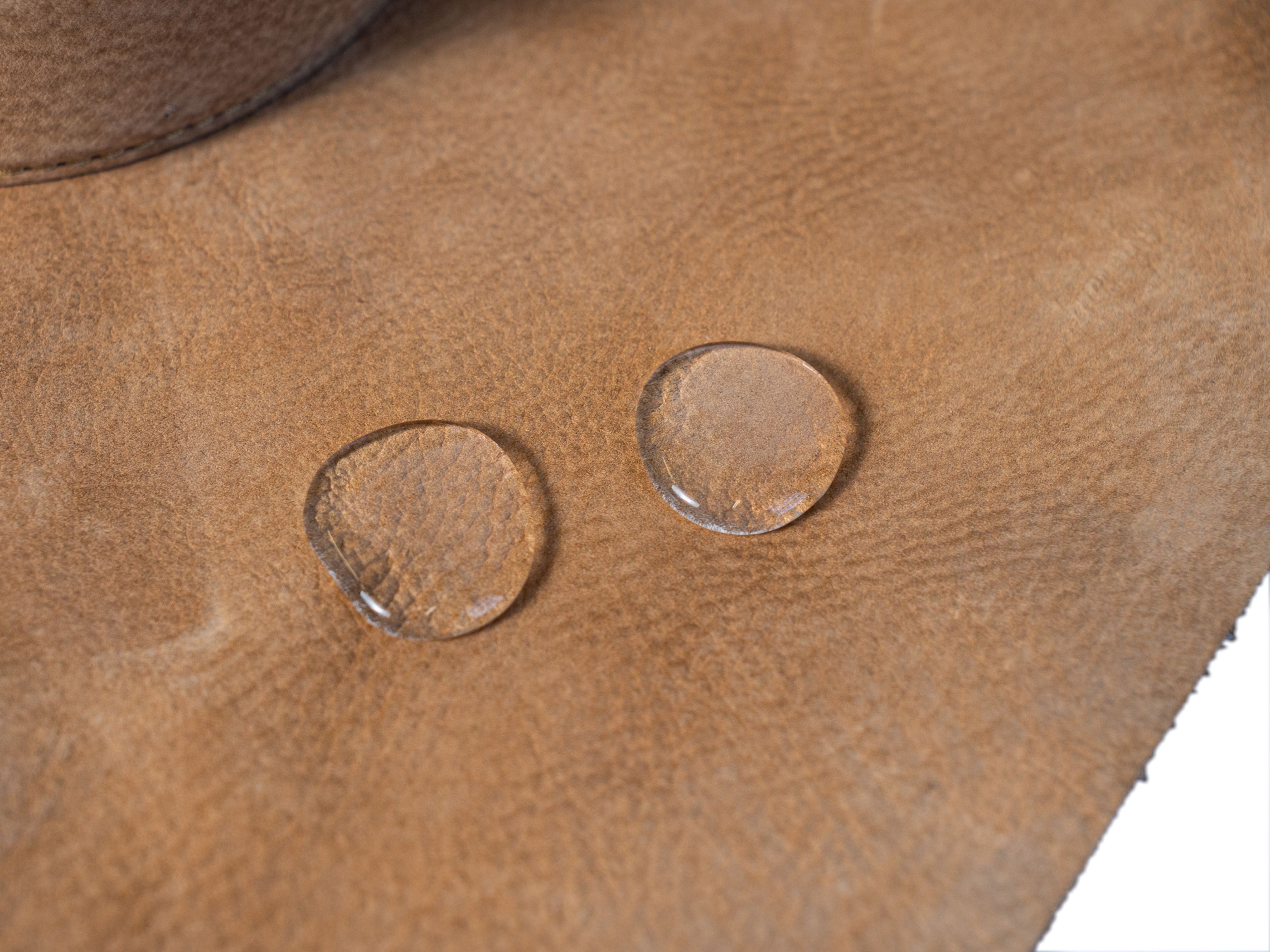 Limited Edition Calf Skin Water Resistant Suede Belt Tan