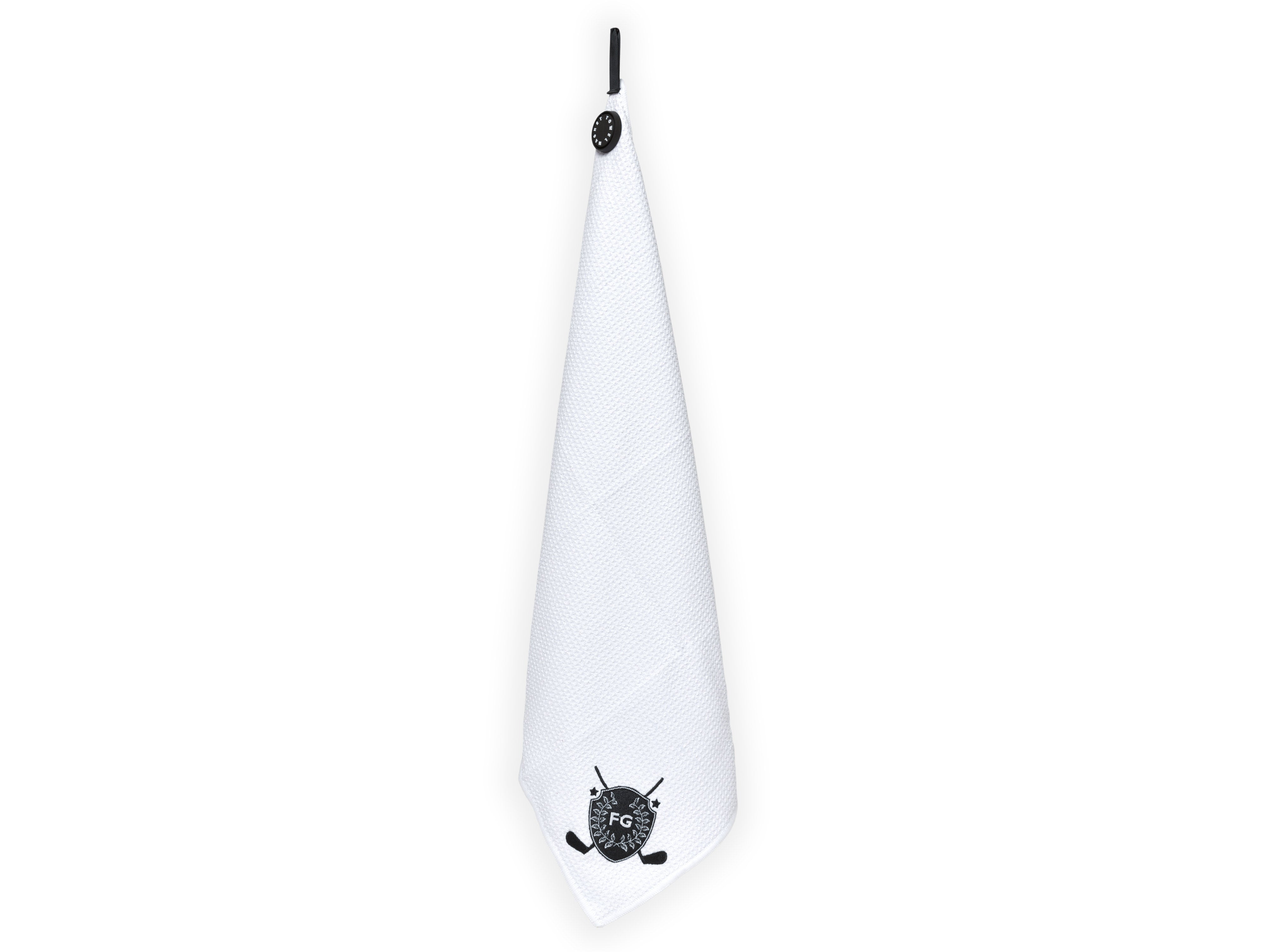 Fresco Golf Magnetic Towel White Single