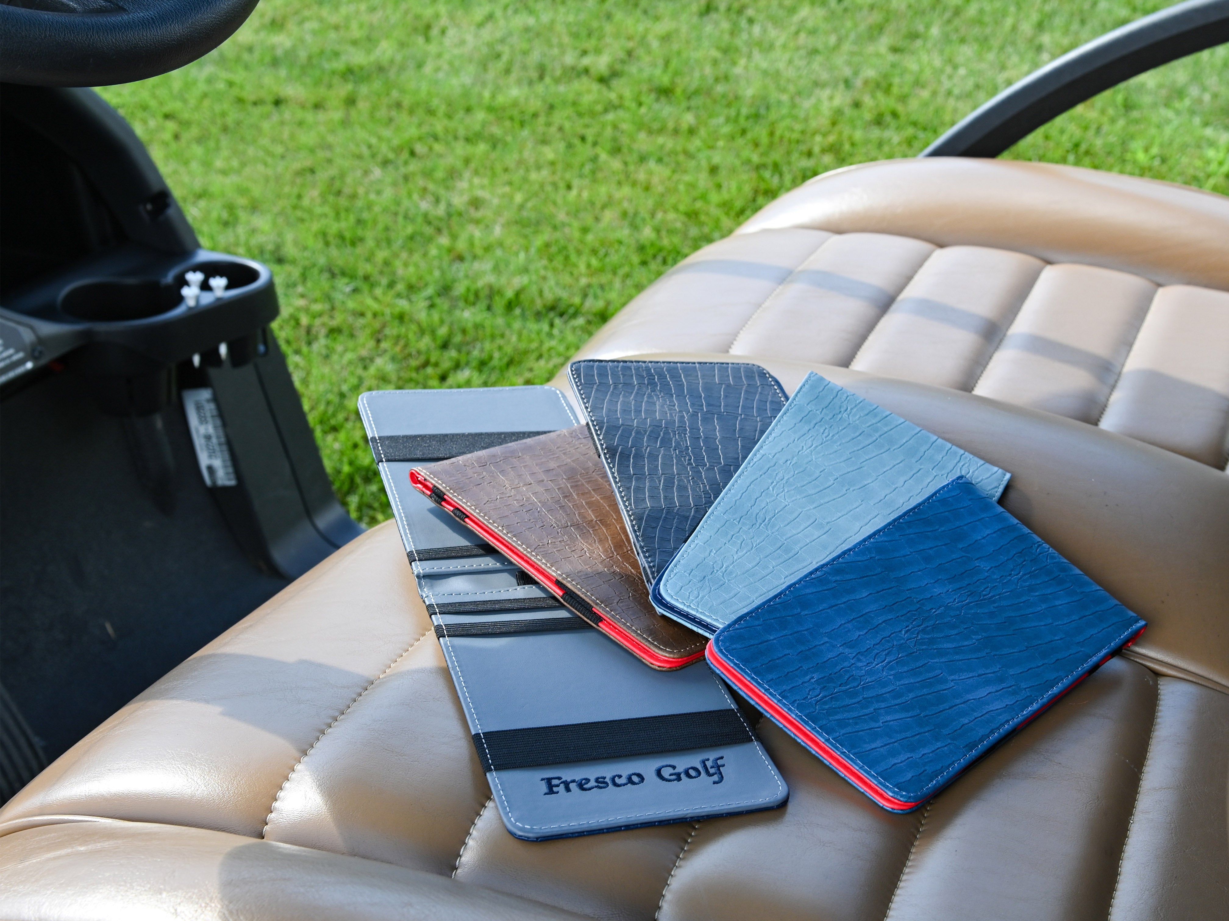 Fresco Golf Yardage Book Sky Blue