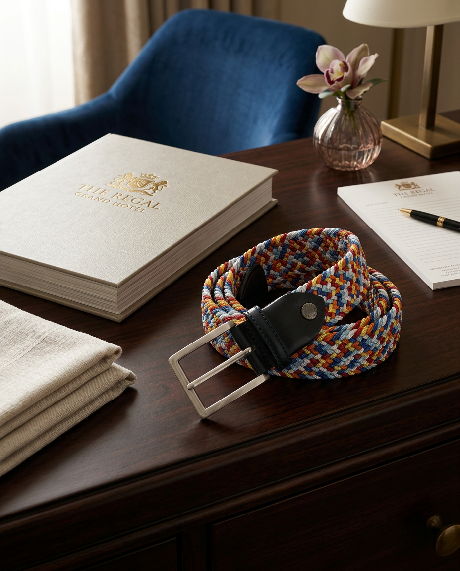 Woven Stretch Belt Sunny
