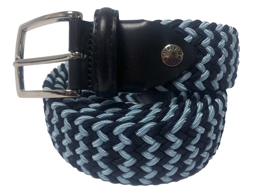 Light navy blue leather Belt