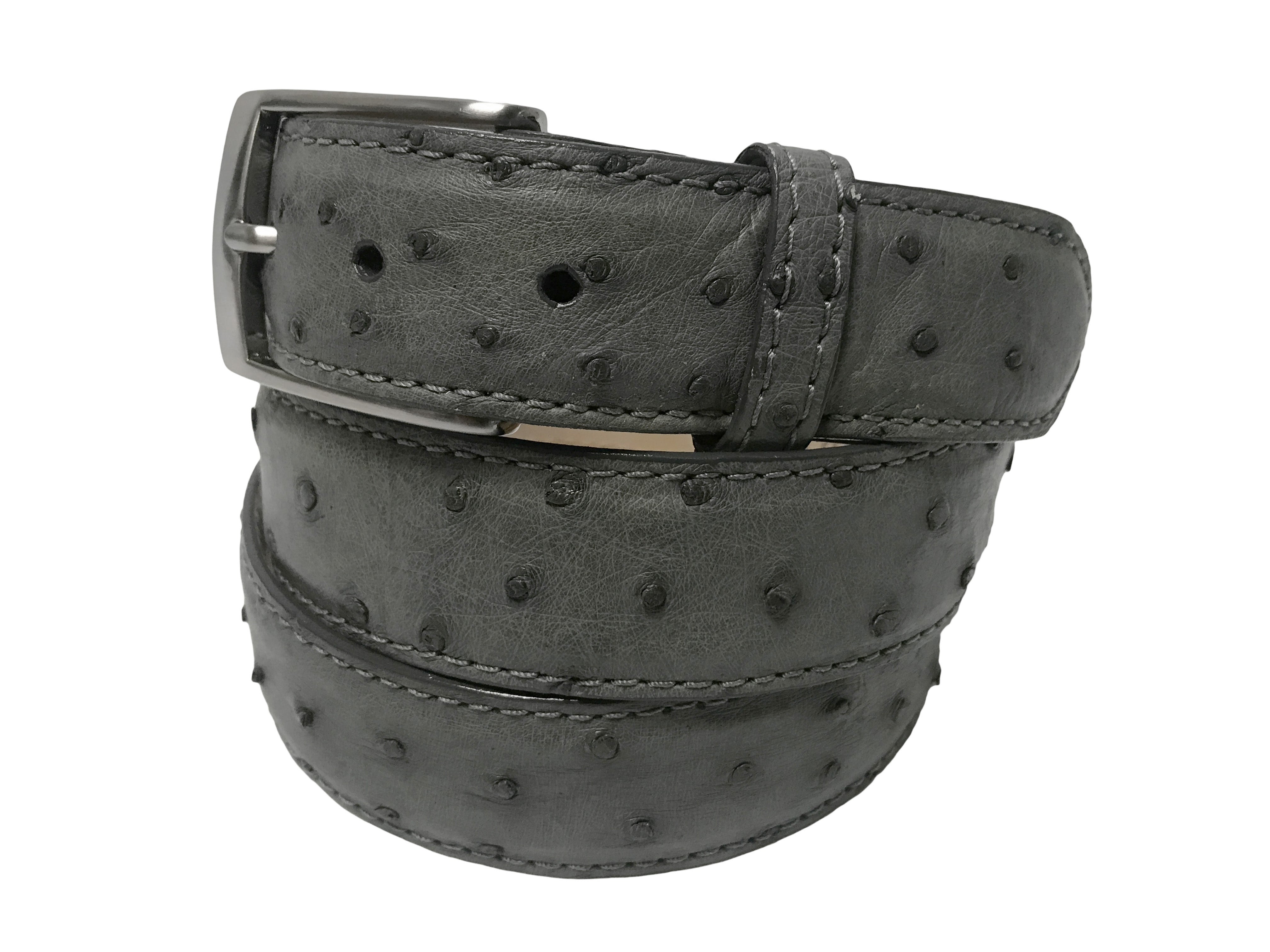 Order Ostrich Skin Belt Gray Online | Fresco Golf 29 / 35mm (1.375) Order Ostrich Skin Belt Gray Online | Fresco Golf 29 / 35mm (1.375)